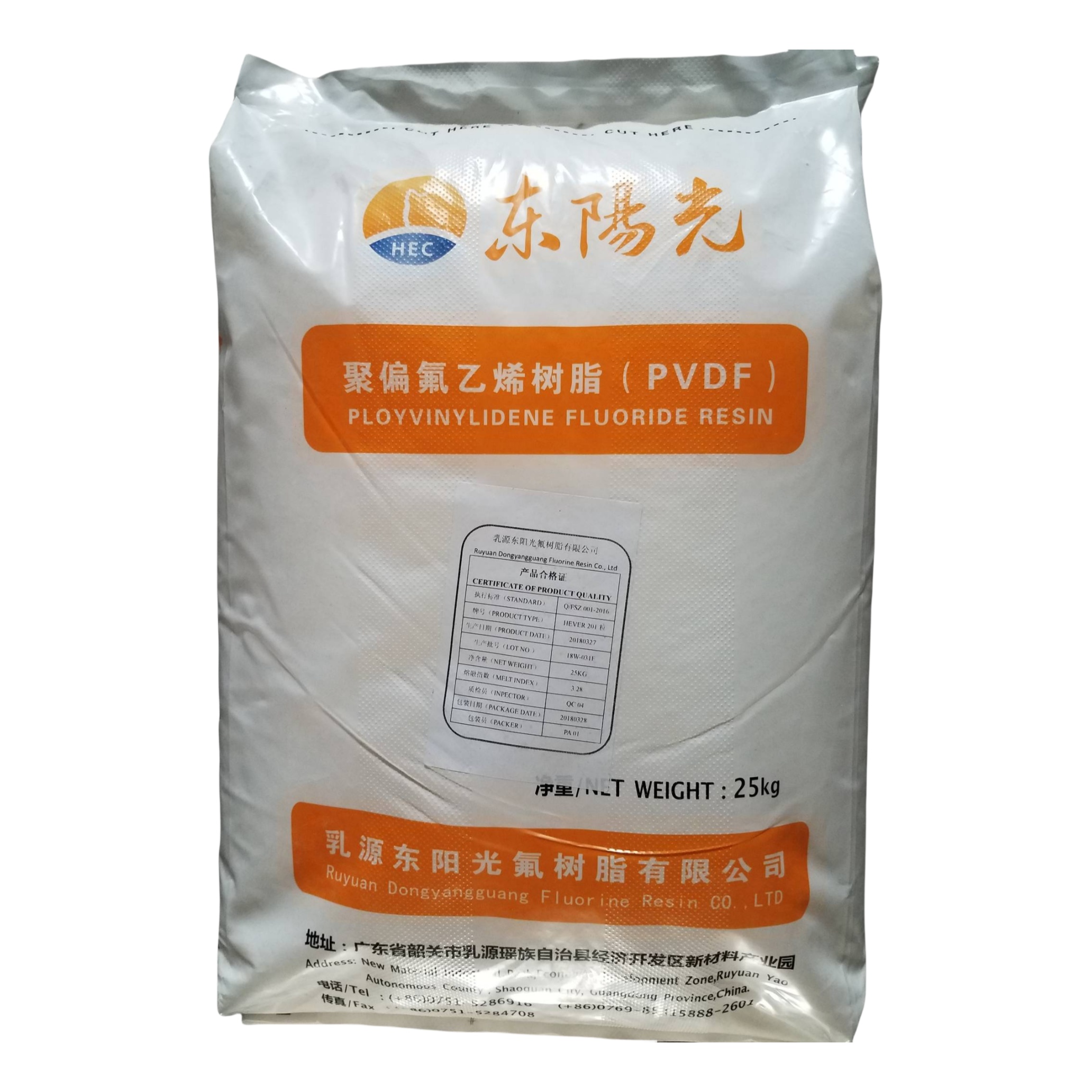 PVDF HEVER 201B Nguồn: East Sunshine